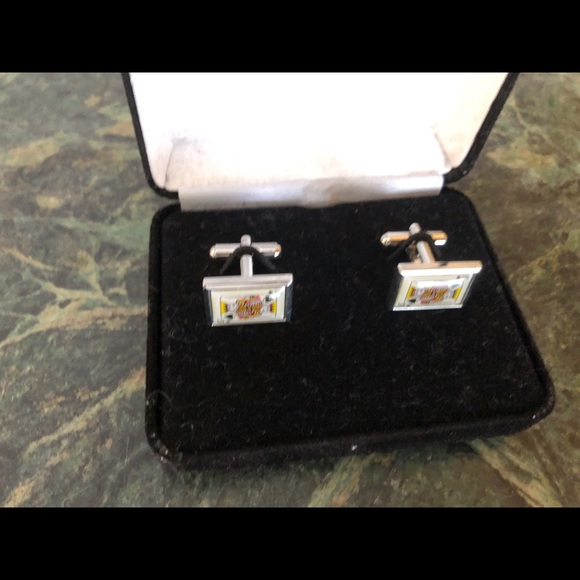 Link Up Cards Cufflinks, New In Box - Picture 5 of 9